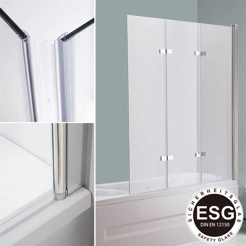 Duschabtrennung 140x130cm glas - 140x130cm,
